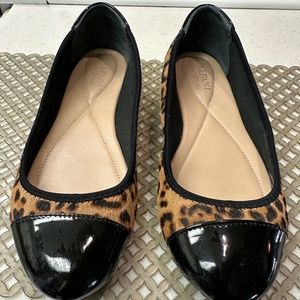 Alfani Womens Step'n Flex Taxi Flatas Leopard Size 7M Very Good Condition